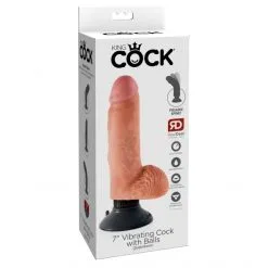 King Cock Gode Ventouse Vibrant Réaliste 18 Cm 11 King Cock Gode Ventouse Vibrant Réaliste 18 Cm -Sextoy Soldes king cock gode ventouse vibrant 18cm 06