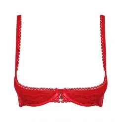 Obsessive Soutien-Gorge Lovica Demi Ouvert -Sextoy Soldes lovica demi soutien gorge rouge 3