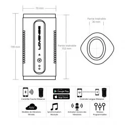 Lovense Masturbateur Chauffant Connecté Calor -Sextoy Soldes masturbateur connecte calor 07
