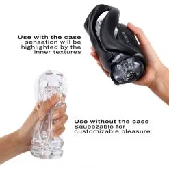 Dorcel Masturbateur Deep Blow -Sextoy Soldes masturbateur deep blow noir 04