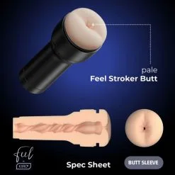 Kiiroo Masturbateur Feel Stroker Butt Pale -Sextoy Soldes masturbateur feel stroker butt pale 06