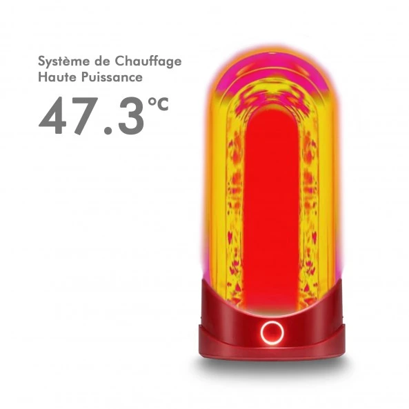 TENGA Masturbateur Flip Zero Red & Support Chauffant 9 TENGA Masturbateur Flip Zero Red & Support Chauffant – Image 9
