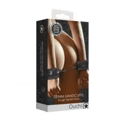 Ouch! Menottes Denim 10 Ouch! Menottes Denim -Sextoy Soldes menottes denim ouch noir 05