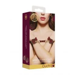 Ouch! Menottes Halo -Sextoy Soldes menottes halo ouch bordeaux 04