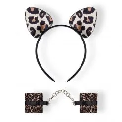 Obsessive Menottes Avec Serre-Tête Oreilles Tigerlla