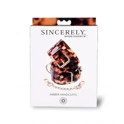 Sportsheets Menottes Poignets Amber -Sextoy Soldes menottes poignets amber 04