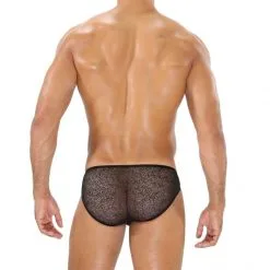 TOF Paris Mini Brief Bulge Lace -Sextoy Soldes mini biref bulge lace noir 07