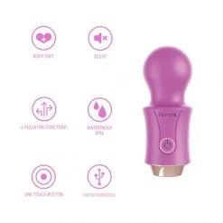Xocoon Mini Wand The Traveller -Sextoy Soldes mini wand the traveller rose 06