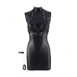 Cottelli Bondage Minirobe + Menottes Domina -Sextoy Soldes minirobe menottes domina 04