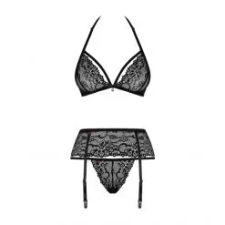 Obsessive Ensemble 3 Pièces 838-SEG 7 Obsessive Ensemble 3 Pièces 838-SEG -Sextoy Soldes nsemble 3 pieces 838 seg noir 3