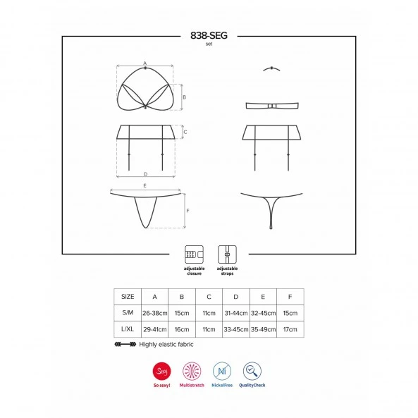 Obsessive Ensemble 3 Pièces 838-SEG 5 Obsessive Ensemble 3 Pièces 838-SEG – Image 5