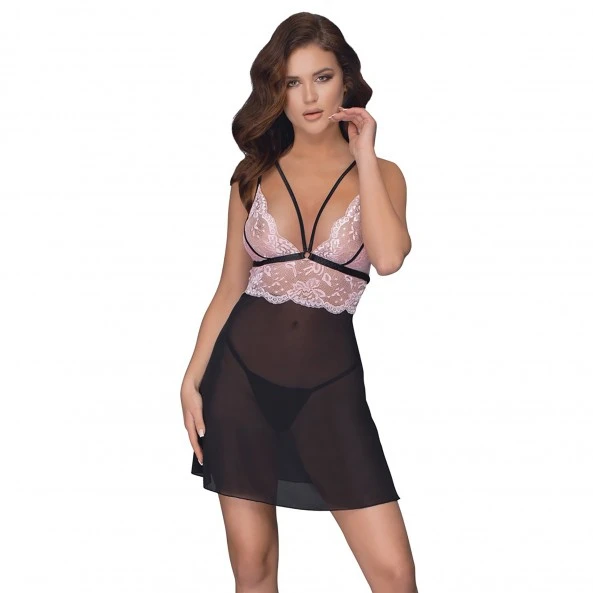 Cottelli Collection Nuisette Transparence Set 1 Cottelli Collection Nuisette Transparence Set