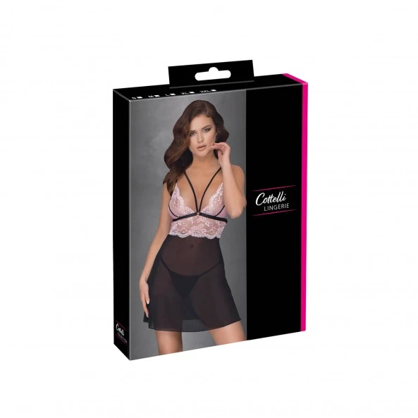 Cottelli Collection Nuisette Transparence Set 4 Cottelli Collection Nuisette Transparence Set – Image 4