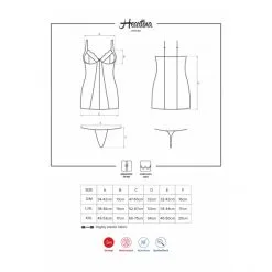 Obsessive Nuisette Heartina -Sextoy Soldes nuisette heartina noir 5