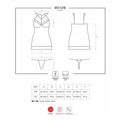 Obsessive Nuisette Sexy 857-CHE -Sextoy Soldes nuisette sexy 857 che obsessive 5