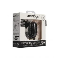 Shots Toys Oeuf Vibrant Vibrating G-Spot Egg Medium 12 Shots Toys Oeuf Vibrant Vibrating G-Spot Egg Medium -Sextoy Soldes oeuf vibrant vibrating g spot egg medium black shots toys 06