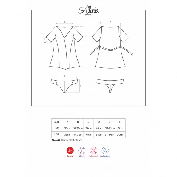 Obsessive Peignoir Déshabillé Alluria 3 Obsessive Peignoir Déshabillé Alluria – Image 3