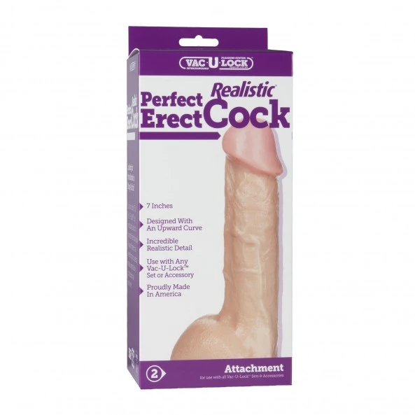 Doc Johnson Gode Perfect Erect Vac U Lock 16cm 2 Doc Johnson Gode Perfect Erect Vac U Lock 16cm – Image 2