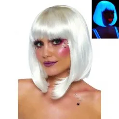 LEG AVENUE Carré Court Blanc Perlé