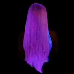 LEG AVENUE Perruque Cheveux Extra Longs Luminescente -Sextoy Soldes perruque extra longue luminescente legavenue violet 4