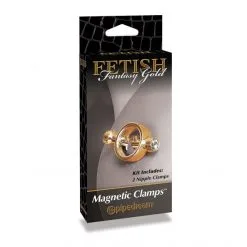 Pipedream Pinces à Seins Magnétique Fetish Fantasy Gold -Sextoy Soldes pinces a seins magntique fetish fantasy gold 4