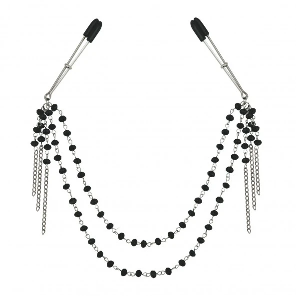 Sportsheets Pince à Seins Perles Midnight 1 Sportsheets Pince à Seins Perles Midnight