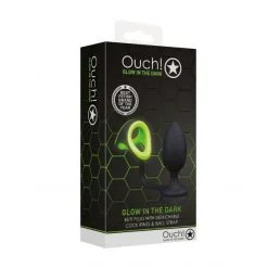 Ouch! Plug Anal Cockring Ballstrap Glow In The Dark 10 Ouch! Plug Anal Cockring Ballstrap Glow In The Dark -Sextoy Soldes plug anal cockring ballstrap glow in the dark ouch 05