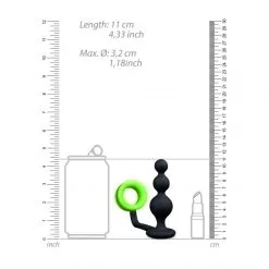 Ouch! Plug Anal Cockring Beads Glow In The Dark 9 Ouch! Plug Anal Cockring Beads Glow In The Dark -Sextoy Soldes plug anal cockring beads glow in the dark ouch 04