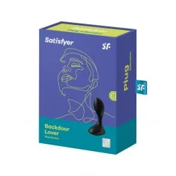 Satisfyer Plug Anal Vibrant Backdoor Lover -Sextoy Soldes plug anal satisfyer backdoor lover noir 07