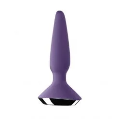 Satisfyer Plug Anal Connecté Plug-ilicious 1 -Sextoy Soldes plug anal vibrant plug ilicious 1 violet 03