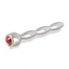 Penisplug Plug Urétral Avec Strass Rouge