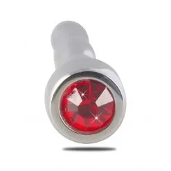Penisplug Plug Urétral Avec Strass Rouge -Sextoy Soldes plug a penis avec strass decorative 03