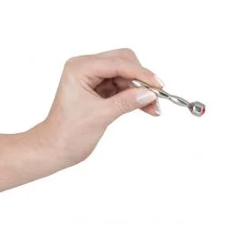 Penisplug Plug Urétral Avec Strass Rouge -Sextoy Soldes plug a penis avec strass decorative 05