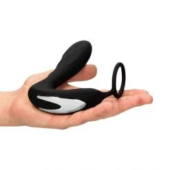 Ouch! Plug Anal Avec Anneau Vibrant Et E-Stim Télécommandé -Sextoy Soldes plug anal avec anneau vibrant et e stim telecommande 05