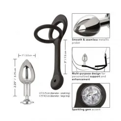 CalExotics Plug Anal Cockring Star Fucker Mini -Sextoy Soldes plug anal cockring star fucker mini 06