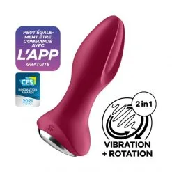 Satisfyer Plug Anal Connecté Rotator Plug 2+ 18 Satisfyer Plug Anal Connecté Rotator Plug 2+ -Sextoy Soldes plug anal connecte fuchsia rotator plug 2 plus 09