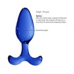 Chrystalino Plug Anal Expert En Verre -Sextoy Soldes plug anal expert en verre 5