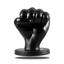 All Black Plug Anal Fist Poing Fermé 16,5 Cm