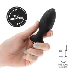 Crushious Plug Anal Rotatif Télécommandé Twister -Sextoy Soldes plug anal rotatif telecommande twister 07