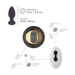 Crushious Plug Anal Rotatif Télécommandé Twister -Sextoy Soldes plug anal rotatif telecommande twister 08
