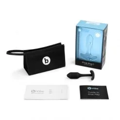 B-Vibe Plug Anal Snug Plug 1 -Sextoy Soldes plug anal snug plug 1 noir 5