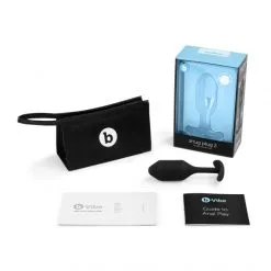 B-Vibe Plug Anal Snug Plug 2 -Sextoy Soldes plug anal snug plug 2 noir 5