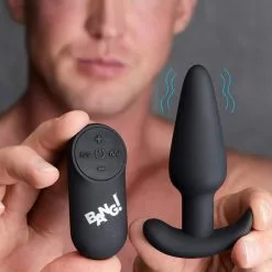 Bang! Plug Anal Vibrant 21X Télécommandé -Sextoy Soldes plug anal vibrant 21x telecommande 05