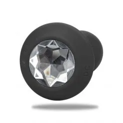 CalExotics Plug Anal Vibrant Crystal Probe Small -Sextoy Soldes plug anal vibrant crystal probe small noir 04