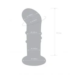 GLÄS Plug Anal Vibrant En Verre G Et P Spot Télécommandé Dotted -Sextoy Soldes plug anal vibrant en verre telecommande dotted 07