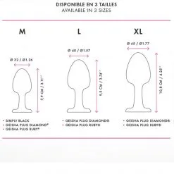 Dorcel Plug Anal Geisha Plug Diamond 9 Dorcel Plug Anal Geisha Plug Diamond -Sextoy Soldes plug dorcel anal geisha plug ruby 5 1