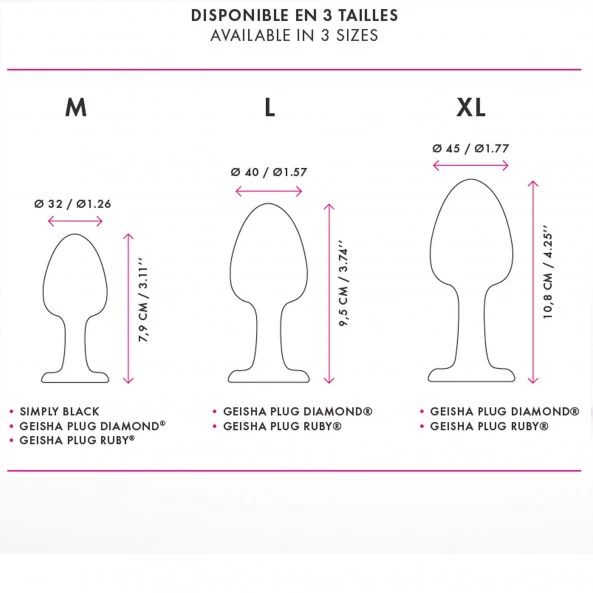 Dorcel Plug Anal Geisha Plug Ruby 5 Dorcel Plug Anal Geisha Plug Ruby – Image 5
