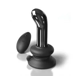 Icicles Plug Prostatique En Verre Noir Télécommandé N°84