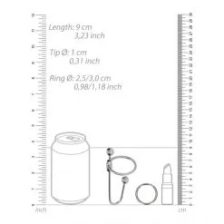 Ouch! Plug Urétral Avec Anneau De Gland Métallique 90 Mm 6 Ouch! Plug Urétral Avec Anneau De Gland Métallique 90 Mm -Sextoy Soldes plug uretral avec anneau de gland metallique 90 mm 03