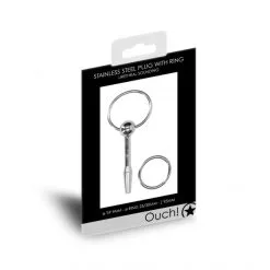 Ouch! Plug Urétral Creux Anneau Métallique 95 Mm 5 Ouch! Plug Urétral Creux Anneau Métallique 95 Mm -Sextoy Soldes plug uretral creux anneau metallique 95 mm 03